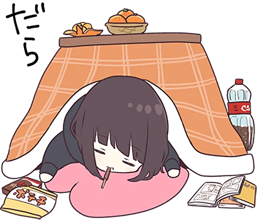 Sticker from the "Menhera-chan. 3 ENG" sticker pack