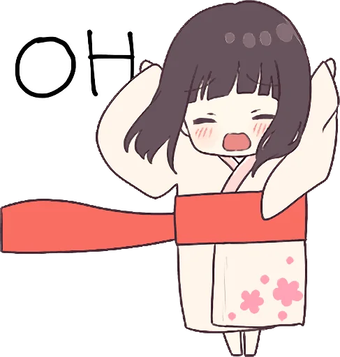 Sticker from the "Menhera-chan. 3 ENG" sticker pack