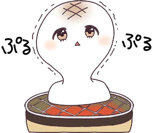 Sticker from the "Menhera-chan. 3 ENG" sticker pack