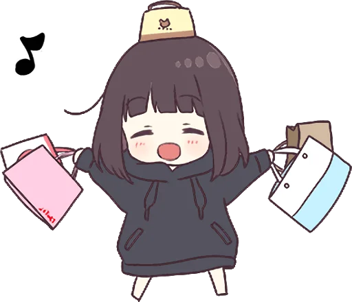 Sticker from the "Menhera-chan. 3 ENG" sticker pack