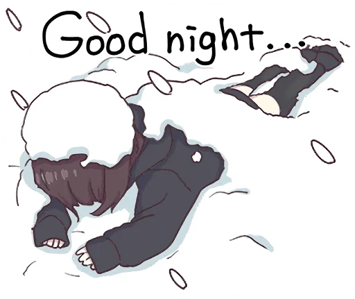 Sticker from the "Menhera-chan. 3 ENG" sticker pack