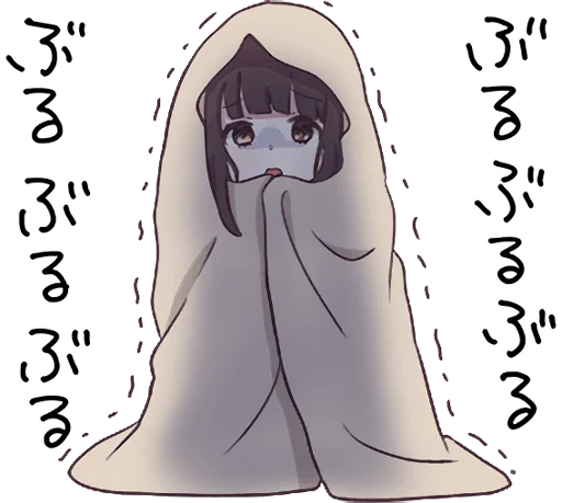 Sticker from the "Menhera-chan. 3 ENG" sticker pack