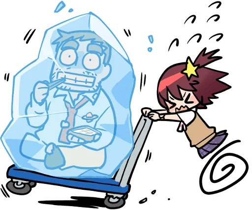 Sticker from the "Space Patrol Luluco" sticker pack