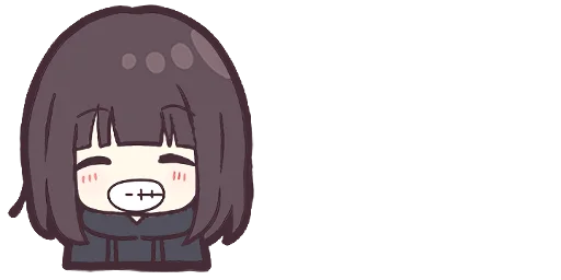 Sticker Menhera-chan. Emoji