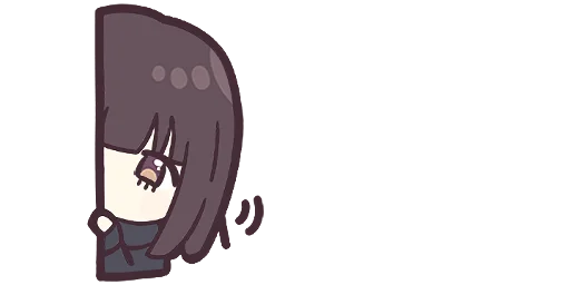 Sticker Menhera-chan. Emoji