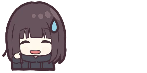 Sticker Menhera-chan. Emoji