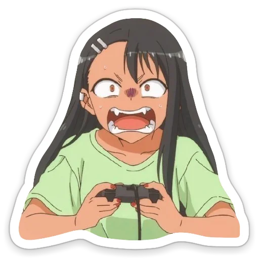 Sticker from the "Nagatoro | Нагаторо" sticker pack