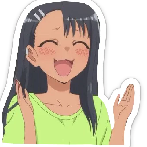 Sticker from the "Nagatoro | Нагаторо" sticker pack