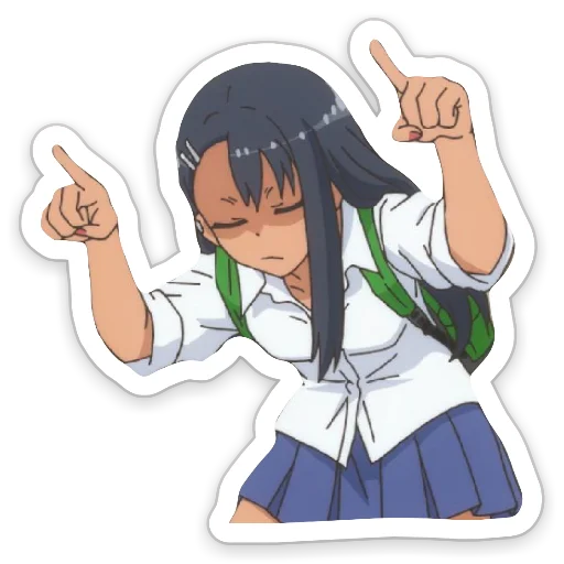 Sticker from the "Nagatoro | Нагаторо" sticker pack