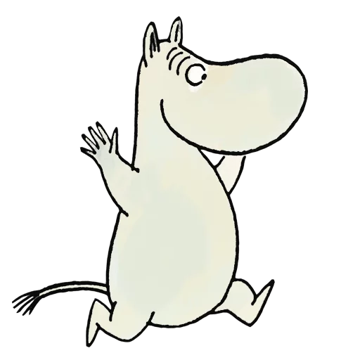 Sticker from the "Moomin" sticker pack