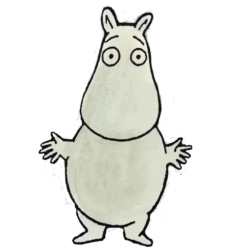 Sticker from the "Moomin" sticker pack