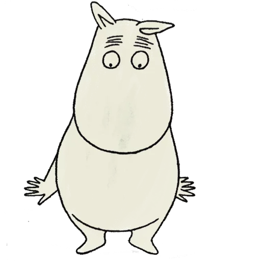 Sticker from the "Moomin" sticker pack