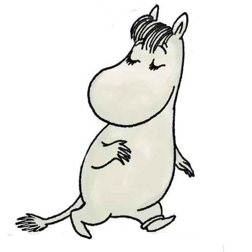 Sticker from the "Moomin" sticker pack