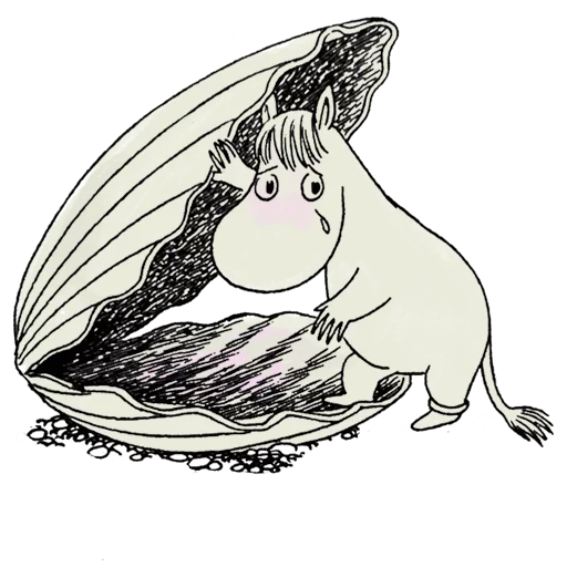 Sticker from the "Moomin" sticker pack