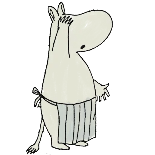 Sticker from the "Moomin" sticker pack