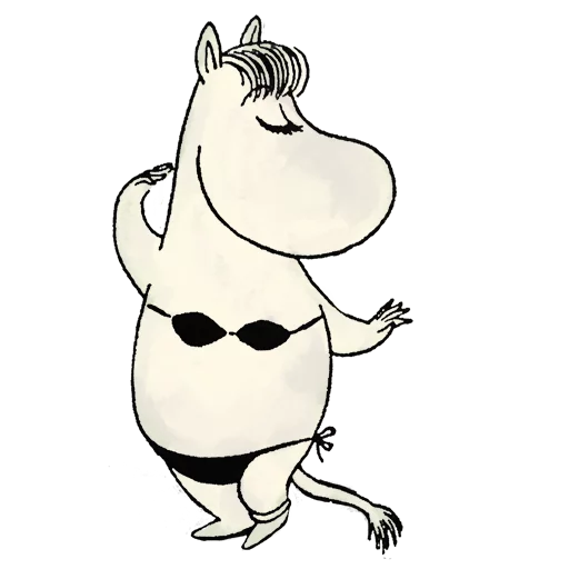 Sticker from the "Moomin" sticker pack