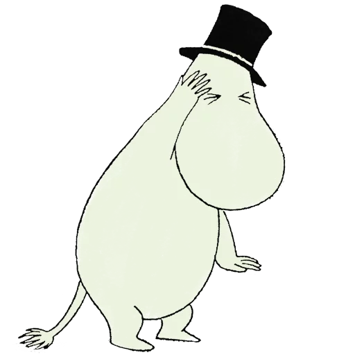 Sticker from the "Moomin" sticker pack