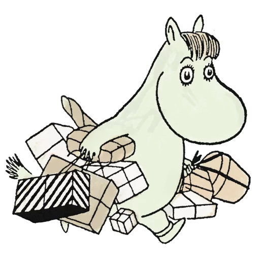 Sticker from the "Moomin" sticker pack