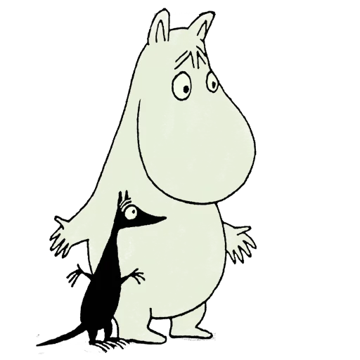 Sticker from the "Moomin" sticker pack