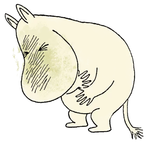 Sticker from the "Moomin" sticker pack