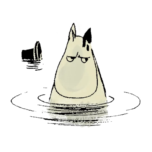 Sticker from the "Moomin" sticker pack