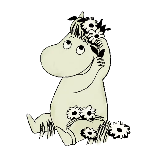 Sticker from the "Moomin" sticker pack