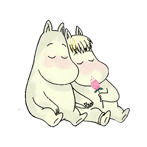 Sticker from the "Moomin" sticker pack