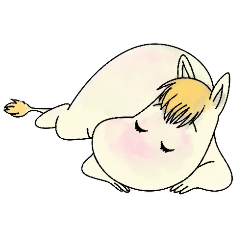 Sticker from the "Moomin" sticker pack