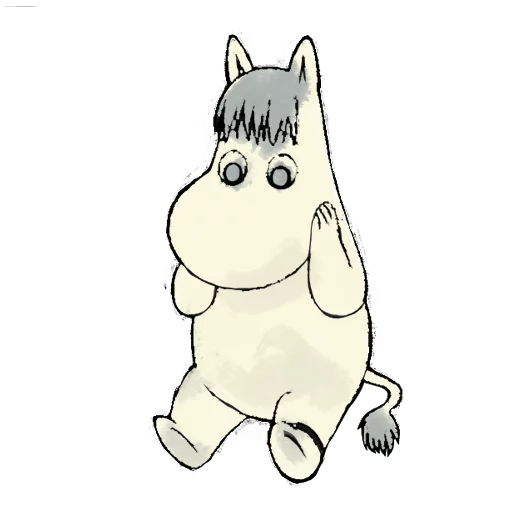 Sticker from the "Moomin" sticker pack