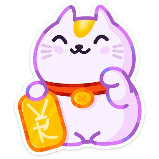 Sticker from the "Кот Буба" sticker pack