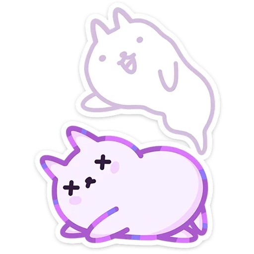 Sticker from the "Кот Буба" sticker pack