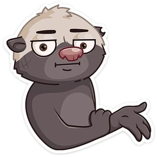 Sticker from the "Медоед Хоня" sticker pack