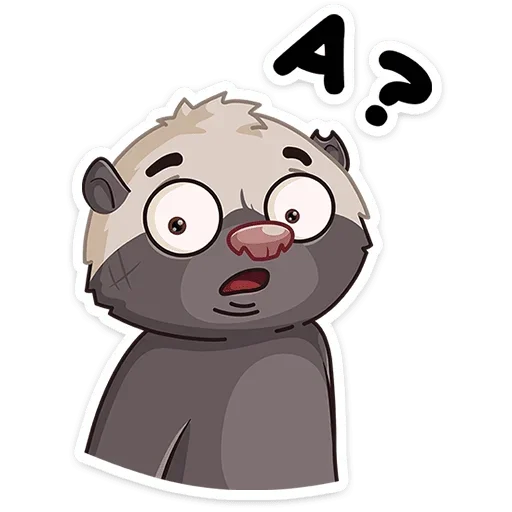 Sticker from the "Медоед Хоня" sticker pack