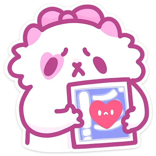 Sticker from the "Кошечка Смешнявка" sticker pack