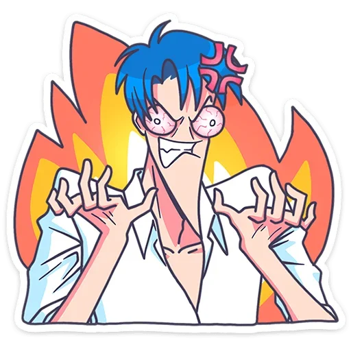 Sticker from the "Акихико семпай" sticker pack