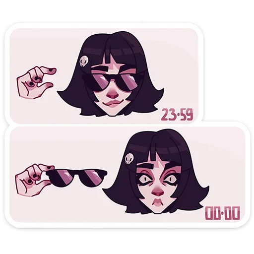 Sticker from the "Кортни" sticker pack