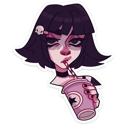 Sticker from the "Кортни" sticker pack