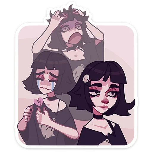 Sticker from the "Кортни" sticker pack