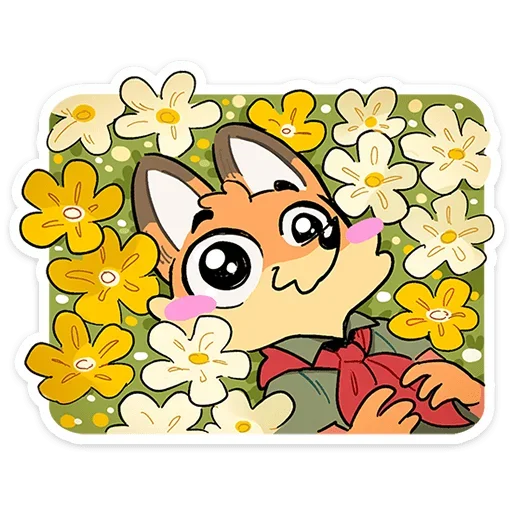 Sticker from the "Лето с Роном и Рэем" sticker pack