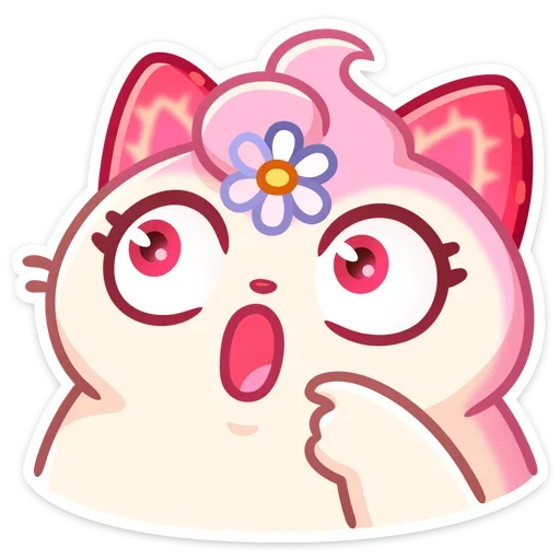 Sticker from the "Клубничка Душечка" sticker pack