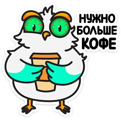 Sticker Филин Марк