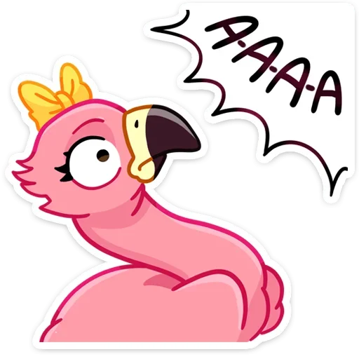 Sticker from the "Фламина" sticker pack