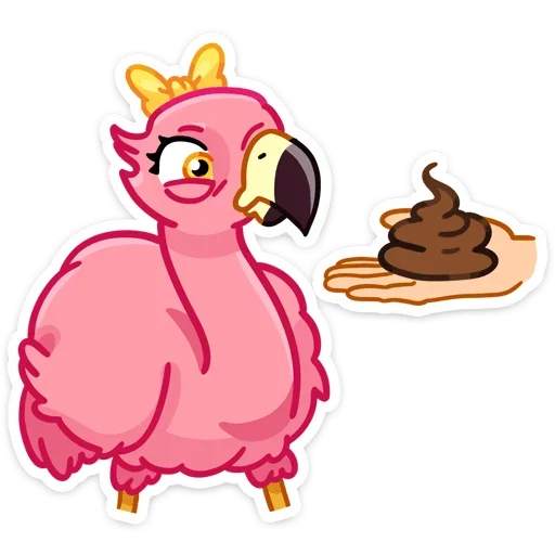 Sticker from the "Фламина" sticker pack