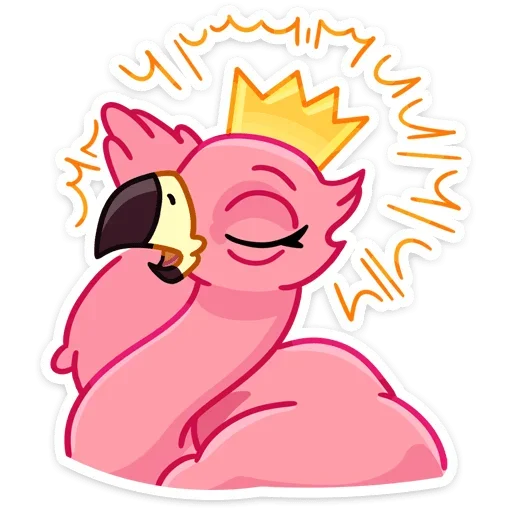 Sticker from the "Фламина" sticker pack