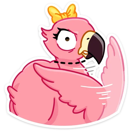 Sticker from the "Фламина" sticker pack