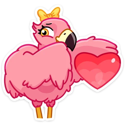 Sticker from the "Фламина" sticker pack