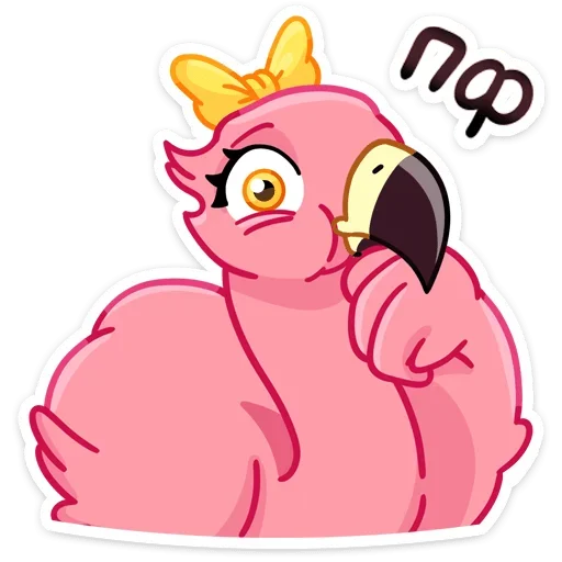 Sticker from the "Фламина" sticker pack