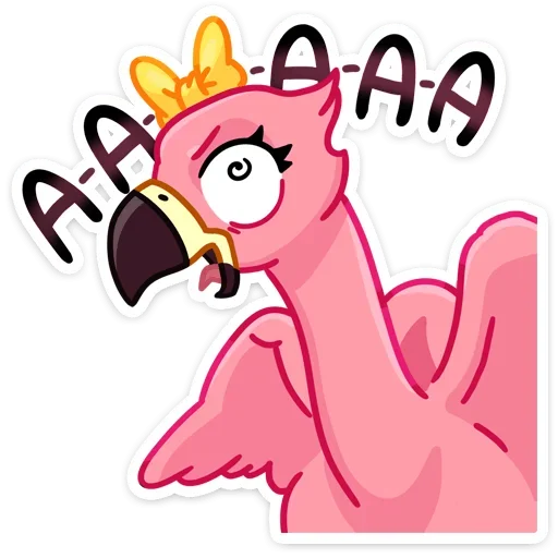 Sticker from the "Фламина" sticker pack