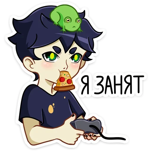 Sticker from the "Вася" sticker pack