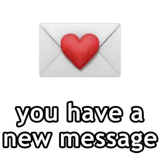 Sticker from the "i love you text" sticker pack